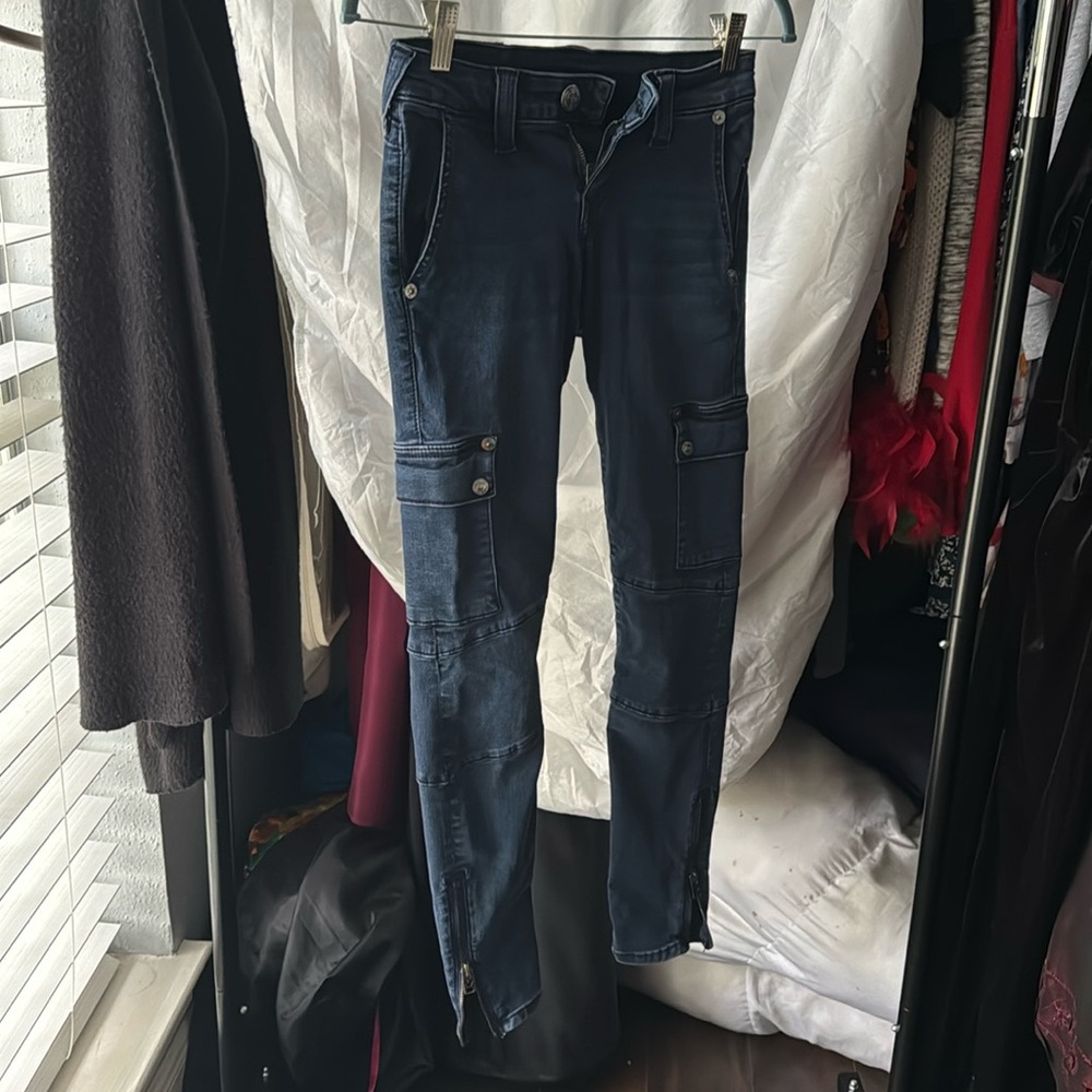 Dark Super Skinny True Religion Jeans